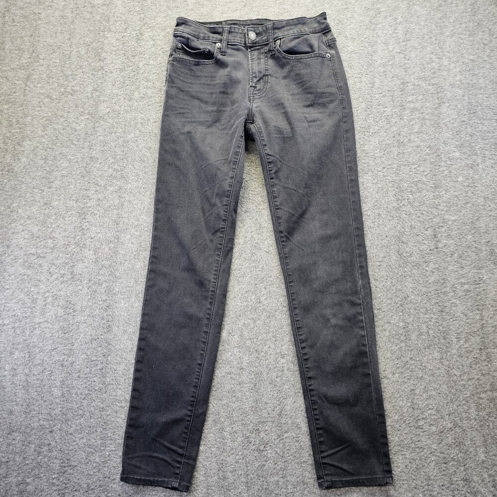 American Eagle Skinny Jeans Mens Size 28x32 Black Next Level Flex Stretch